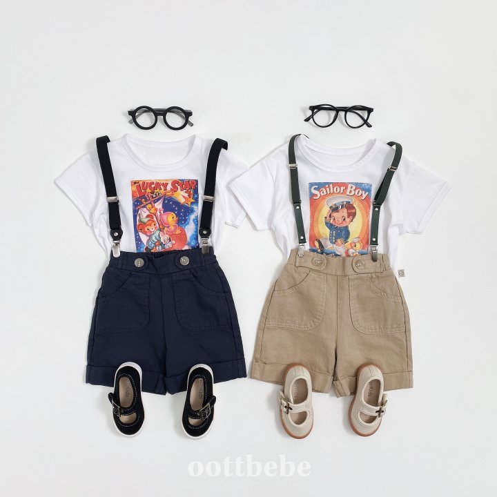 Oott Bebe - Korean Children Fashion - #kidzfashiontrend - Vintage Post Tee - 11