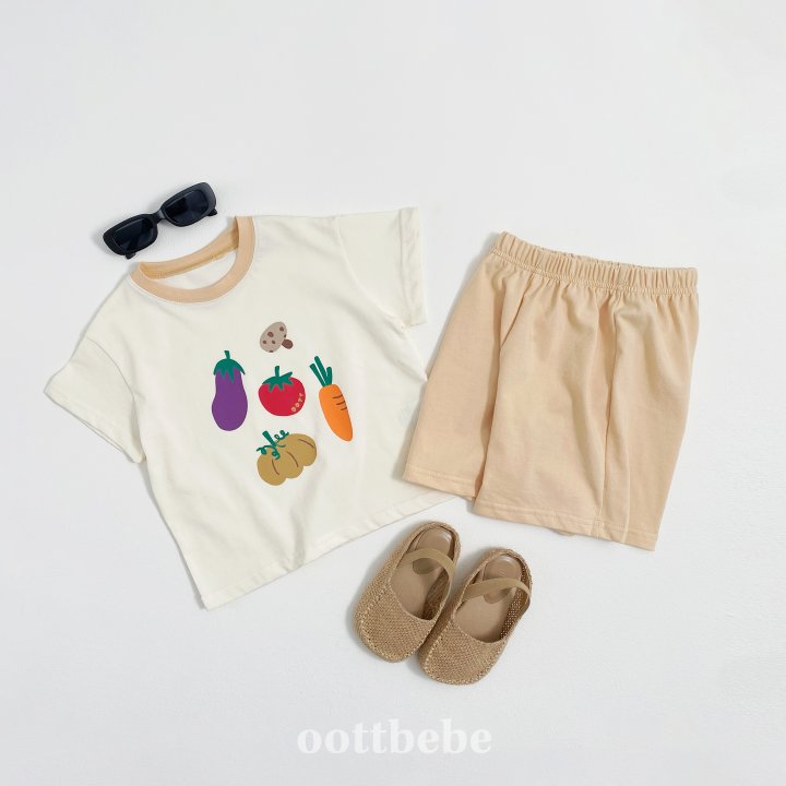 Oott Bebe - Korean Children Fashion - #kidzfashiontrend - Vegetable Market Top Bottom Set - 5