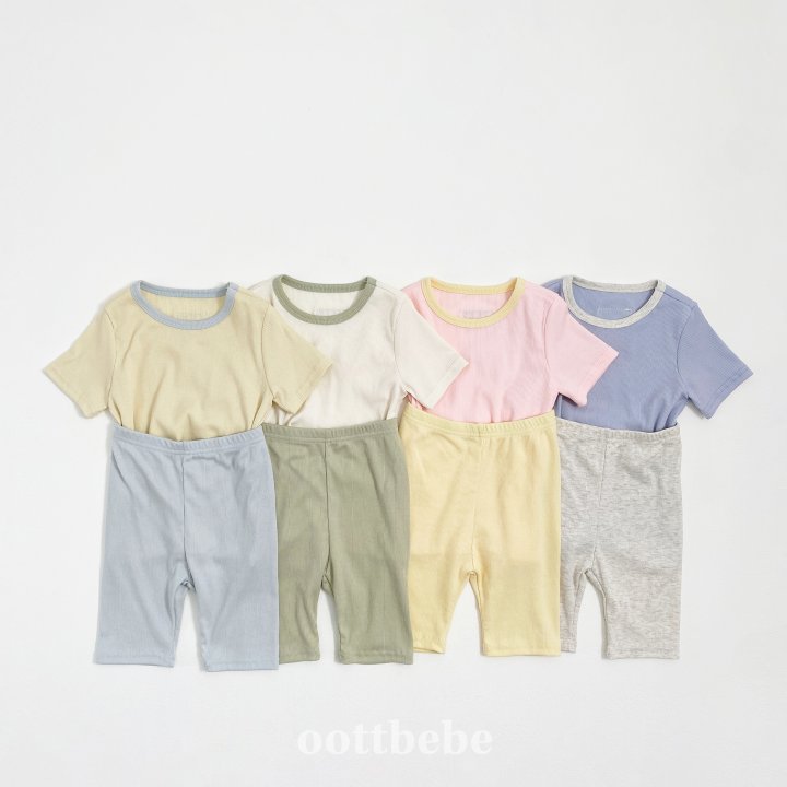 Oott Bebe - Korean Children Fashion - #kidzfashiontrend - Sweet Rib Easywear