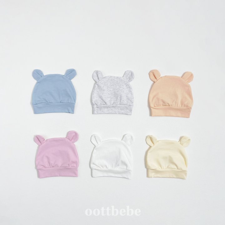 Oott Bebe - Korean Children Fashion - #kidzfashiontrend - I Love Bear Beanie - 2