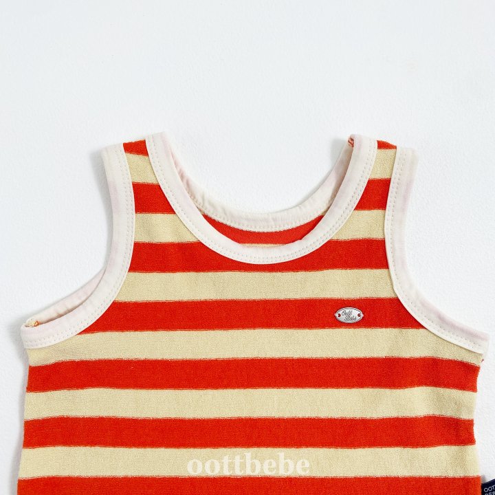 Oott Bebe - Korean Children Fashion - #kidzfashiontrend - Honeybee Stripe Set - 9