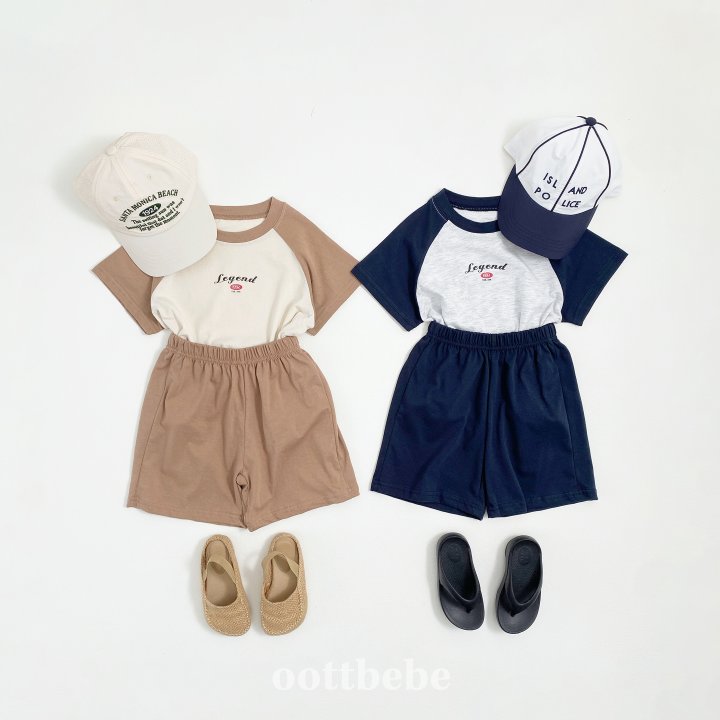 Oott Bebe - Korean Children Fashion - #kidzfashiontrend - Legend Top Bottom Set