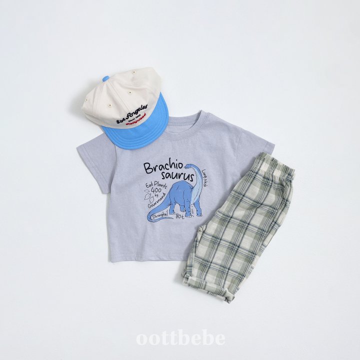 Oott Bebe - Korean Children Fashion - #littlefashionista - Gauze Check Pants - 11