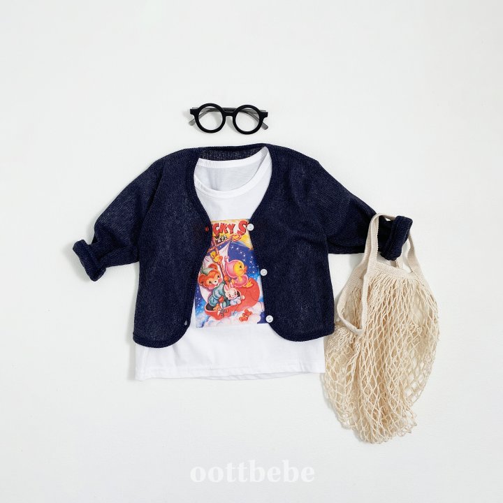 Oott Bebe - Korean Children Fashion - #littlefashionista - Hawaiian Summer Cardigan - 6