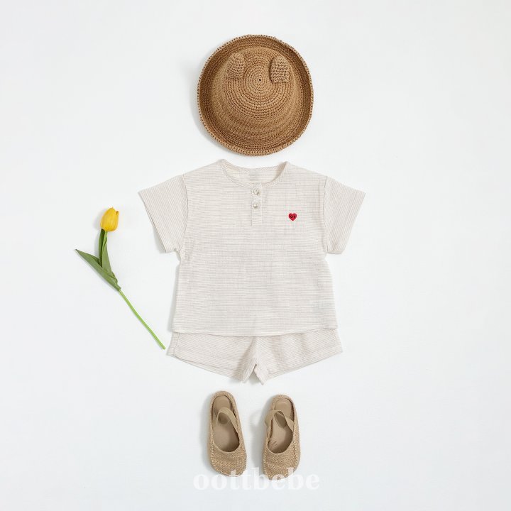 Oott Bebe - Korean Children Fashion - #littlefashionista - Low Top Bottom Set - 2