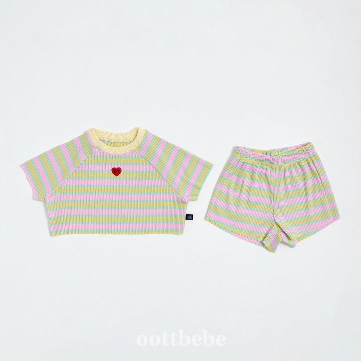Oott Bebe - Korean Children Fashion - #magicofchildhood - Heart Set - 9