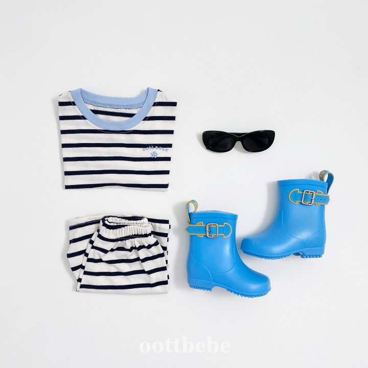 Oott Bebe - Korean Children Fashion - #minifashionista - Star Candy Top Bottom Set - 10