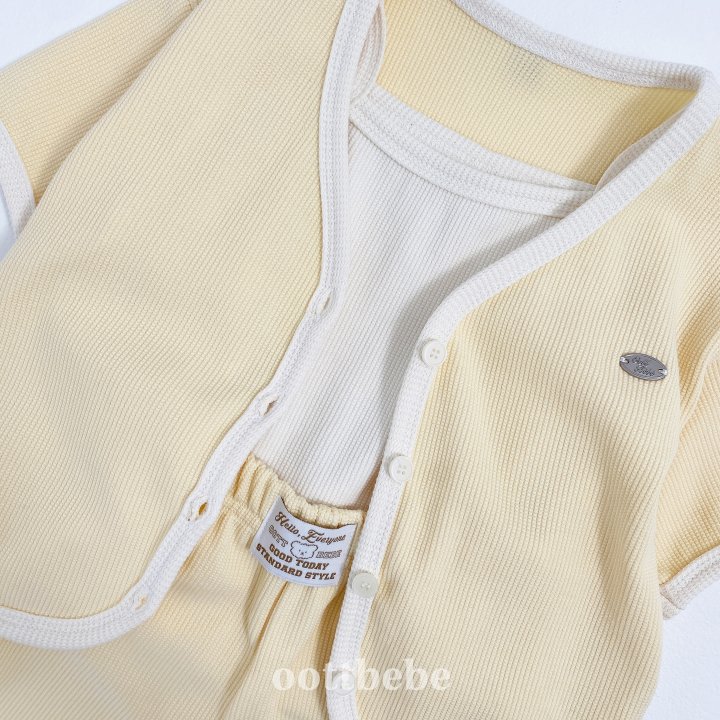 Oott Bebe - Korean Children Fashion - #prettylittlegirls - Petit Waffle Set - 8