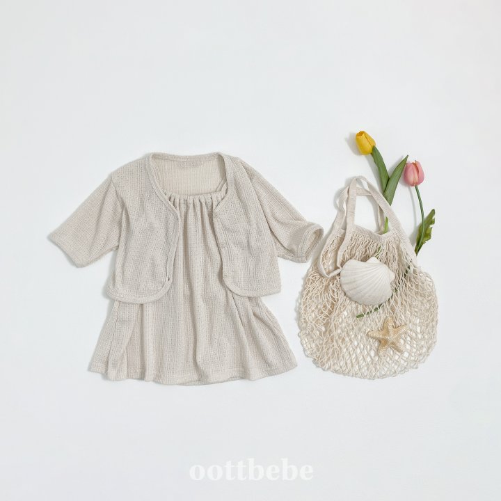 Oott Bebe - Korean Children Fashion - #prettylittlegirls - Rose Dress Set - 3