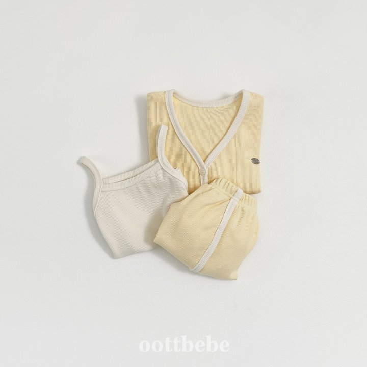 Oott Bebe - Korean Children Fashion - #stylishchildhood - Petit Waffle Set - 11