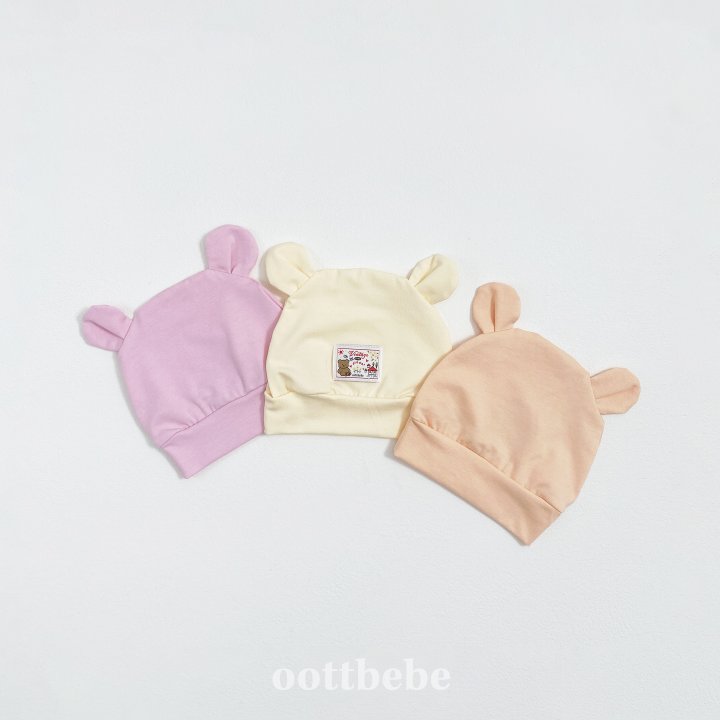 Oott Bebe - Korean Children Fashion - #stylishchildhood - I Love Bear Beanie - 10