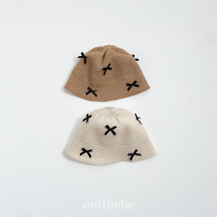 Oott Bebe - Korean Children Fashion - #stylishchildhood - Ribbon Bucket Hat