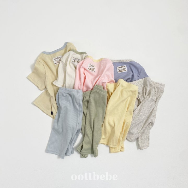 Oott Bebe - Korean Children Fashion - #todddlerfashion - Sweet Rib Easywear - 7