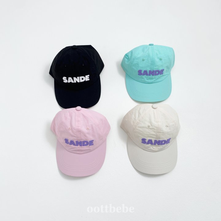 Oott Bebe - Korean Children Fashion - #todddlerfashion - Sand Half Cap