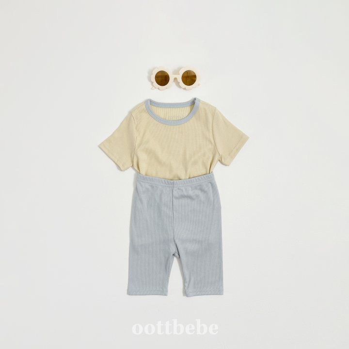 Oott Bebe - Korean Children Fashion - #toddlerclothing - Sweet Rib Easywear - 8