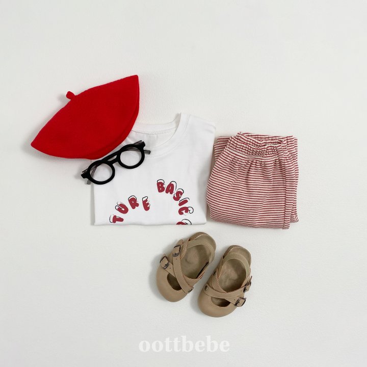 Oott Bebe - Korean Children Fashion - #toddlerclothing - Oti Signature Top Bottom Set - 6