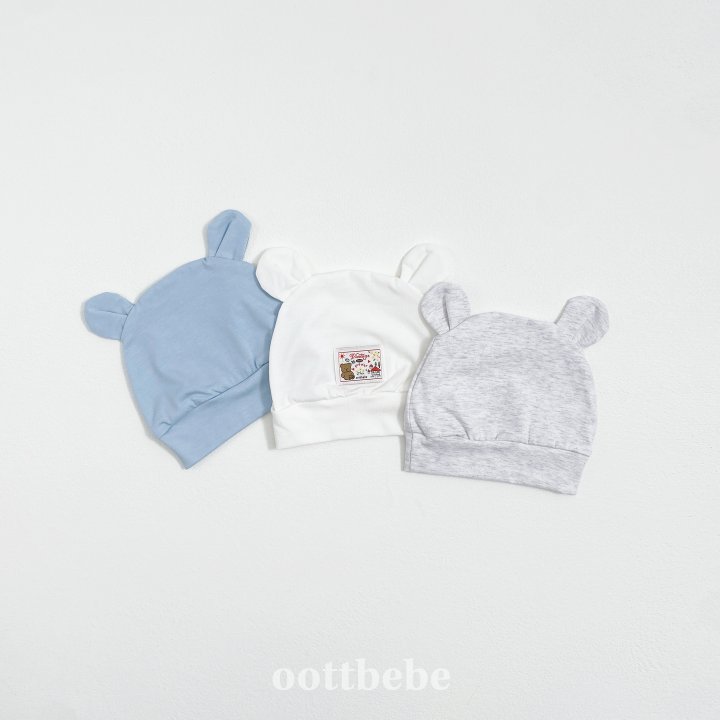 Oott Bebe - Korean Children Fashion - #toddlerclothing - I Love Bear Beanie - 9
