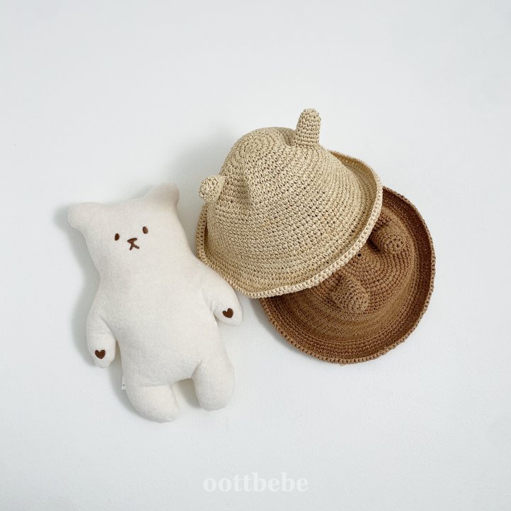 Oott Bebe - Korean Children Fashion - #toddlerclothing - Bear Bucket Hat