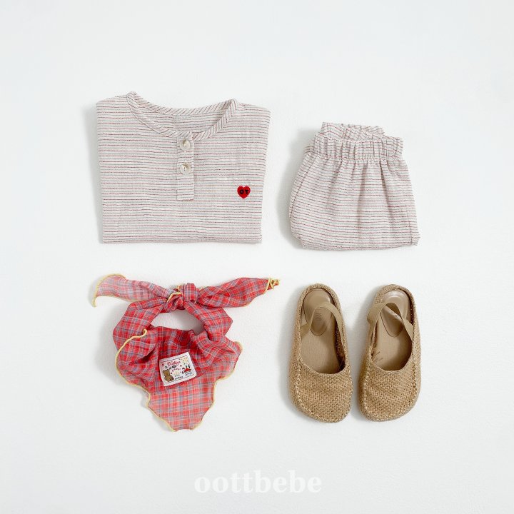 Oott Bebe - Korean Children Fashion - #toddlerclothing - Low Top Bottom Set - 7