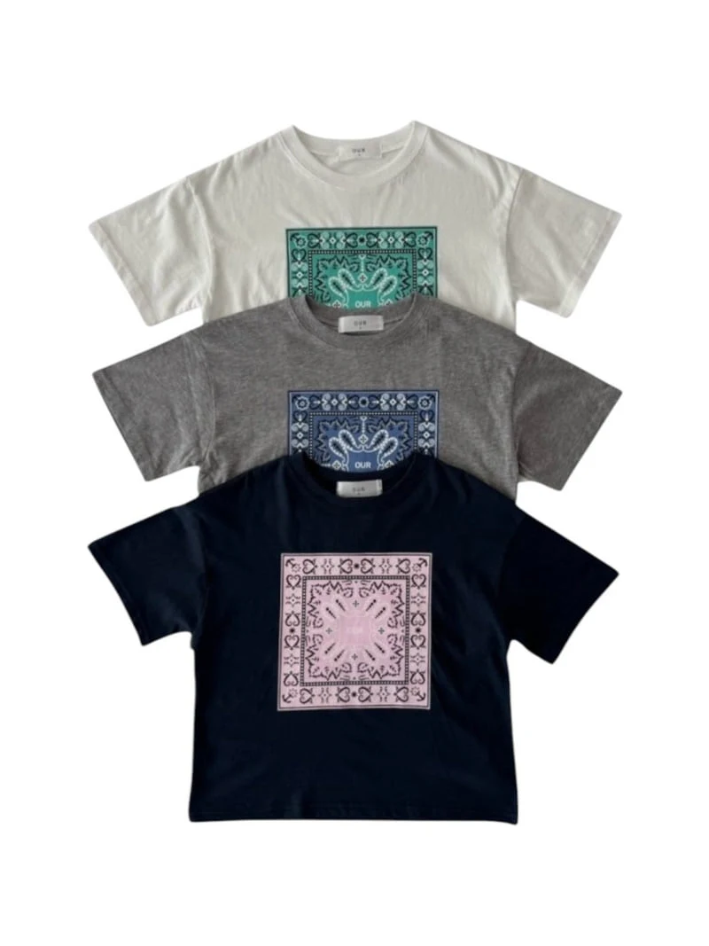 Our - Korean Children Fashion - #Kfashion4kids - Paisley Tee