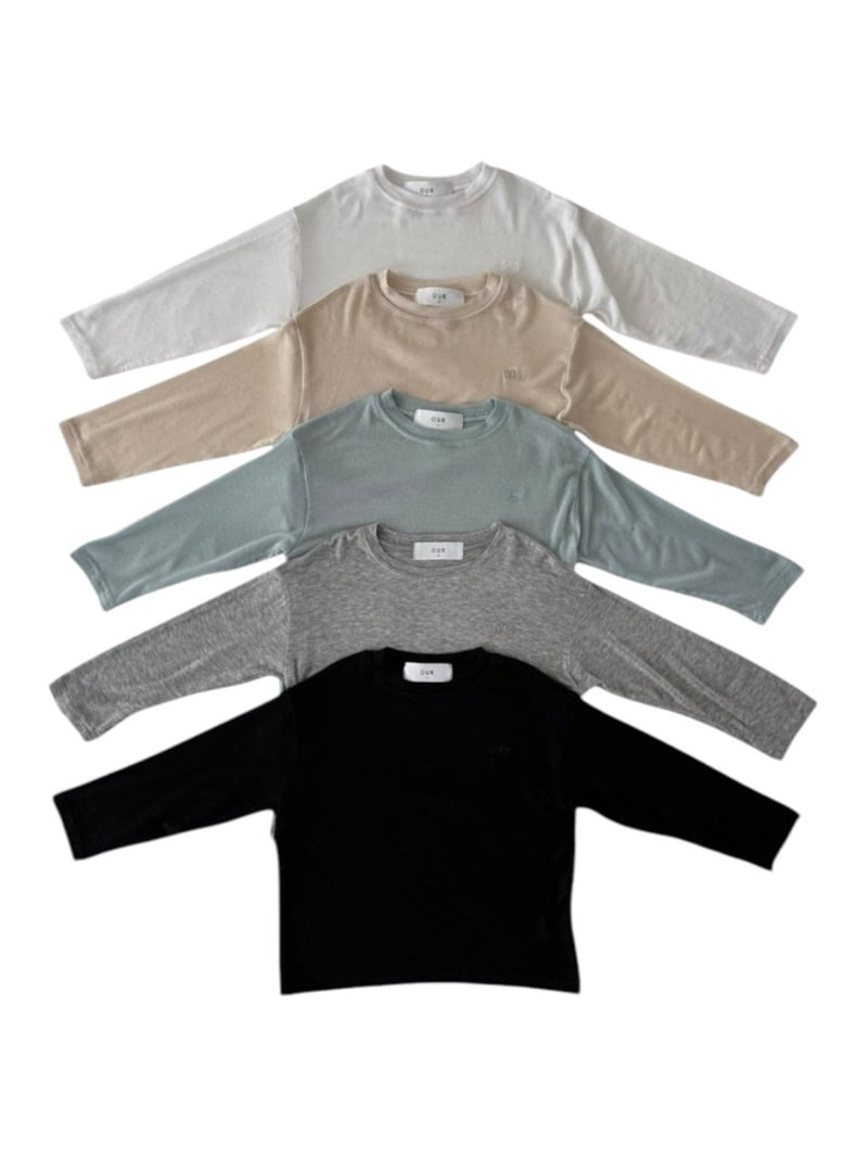 Our - Korean Children Fashion - #Kfashion4kids - Air Long Sleeve Tee