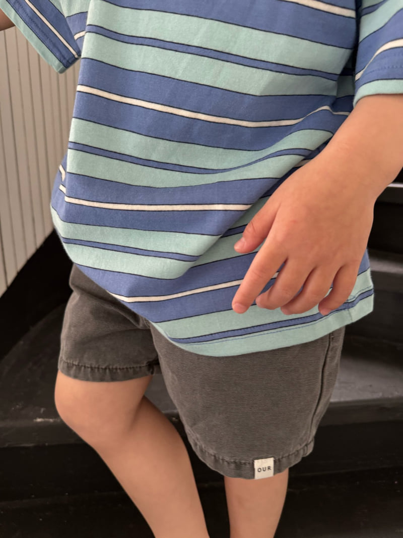 Our - Korean Children Fashion - #childofig - Blush Striped Tee - 11