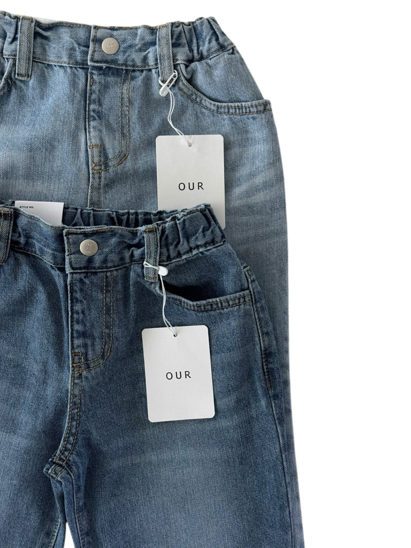 Our - Korean Children Fashion - #prettylittlegirls - Crush Wide Denim Pants - 4