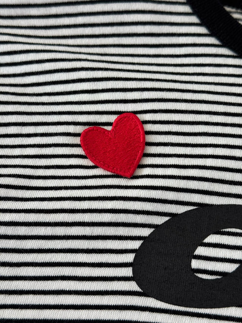 Our - Korean Children Fashion - #childofig - Wappen Striped Tee - 4