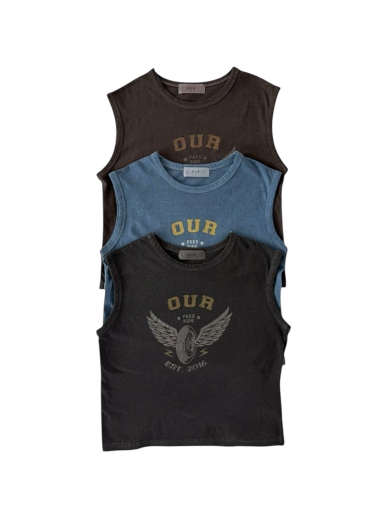 Our - Korean Children Fashion - #childofig - Rise Sleeveless