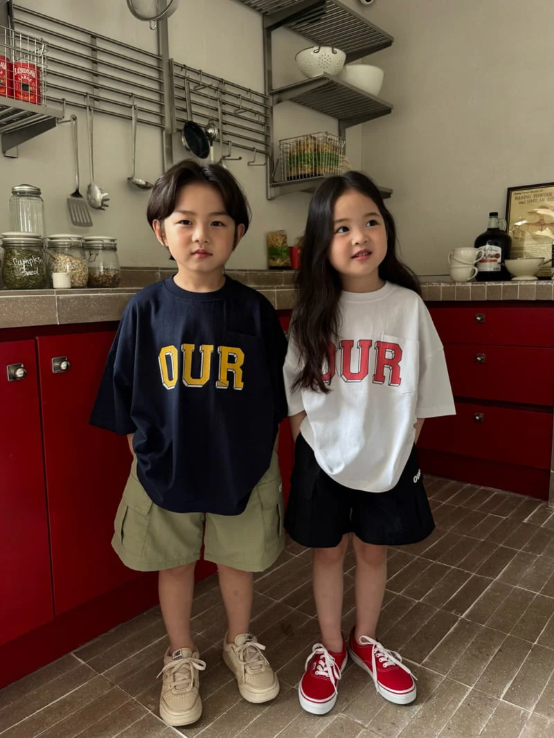 Our - Korean Children Fashion - #stylishchildhood - Big Logo Pocket Tee - 4