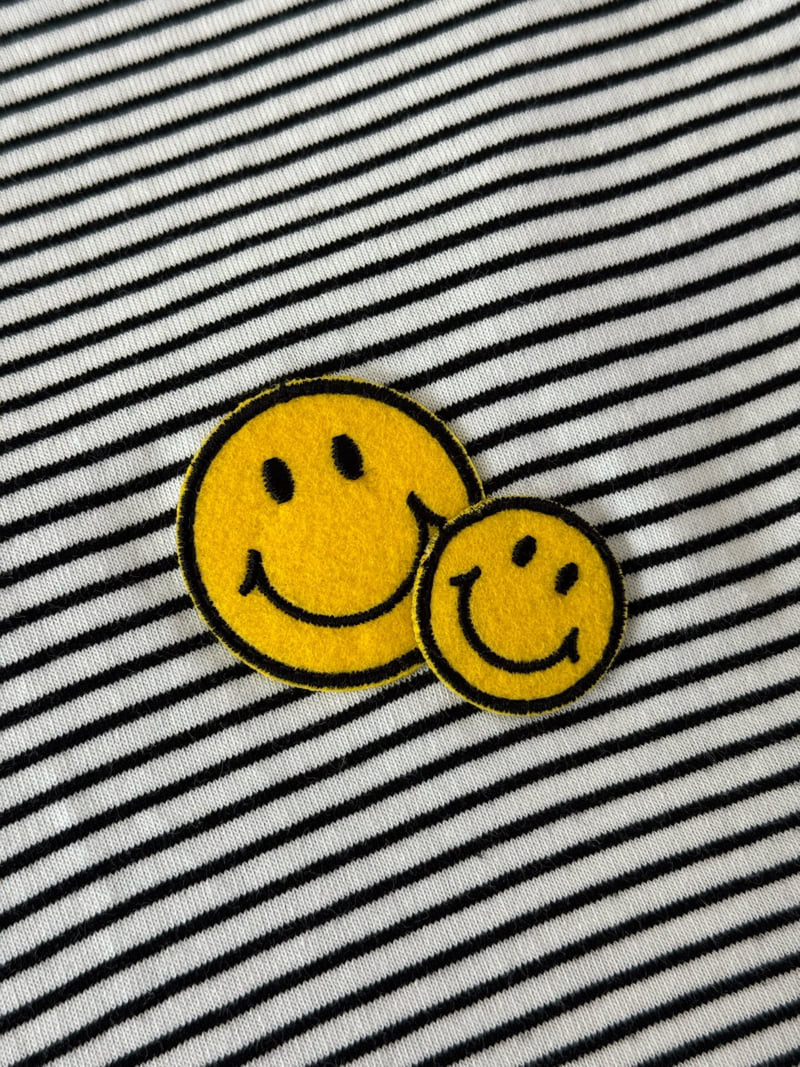 Our - Korean Children Fashion - #childrensboutique - Wappen Striped Tee - 5