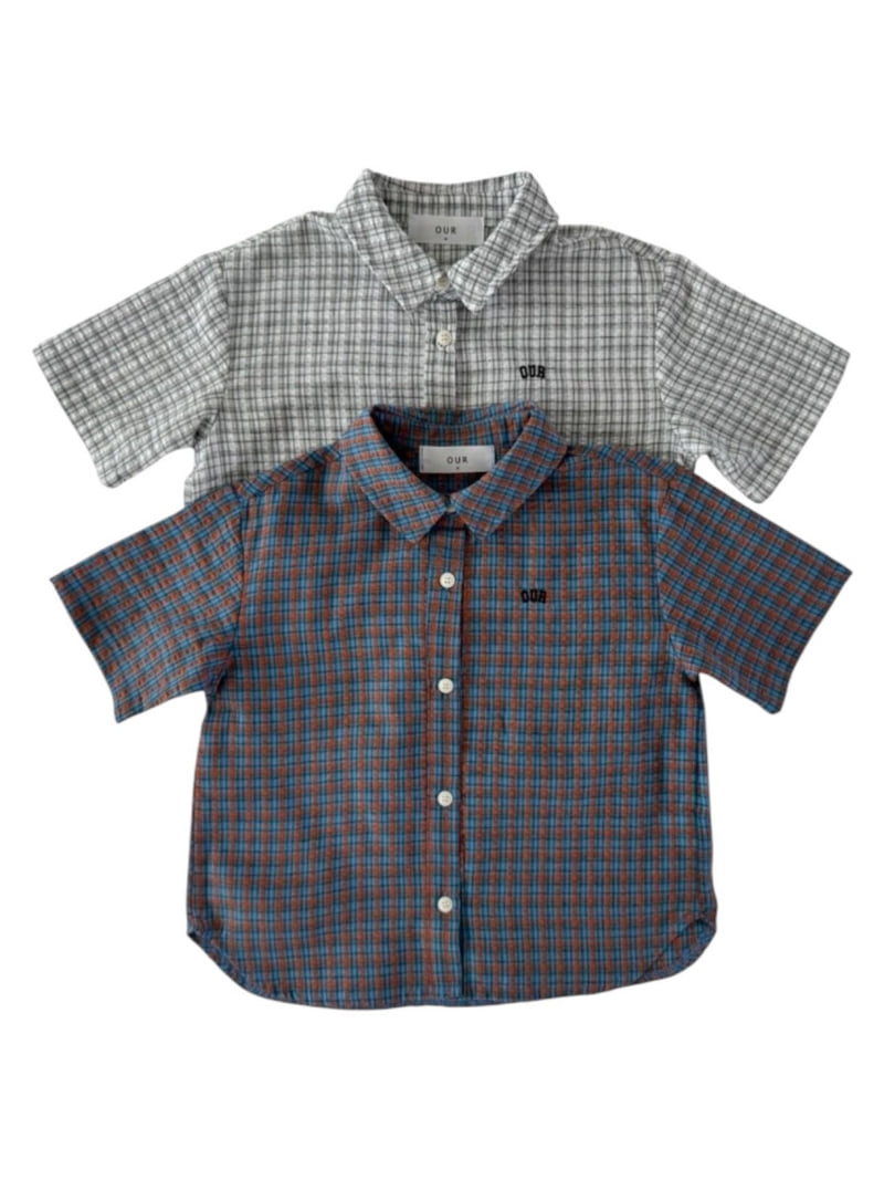 Our - Korean Children Fashion - #childrensboutique - Lumi Check Shirt