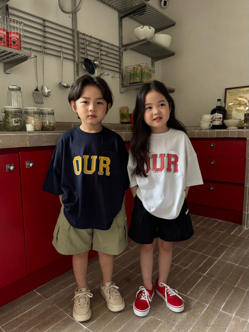 Our - Korean Children Fashion - #childrensboutique - Big Logo Pocket Tee - 5