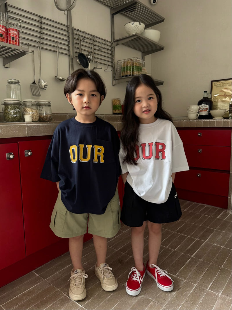 Our - Korean Children Fashion - #designkidswear - Big Logo Pocket Tee - 6