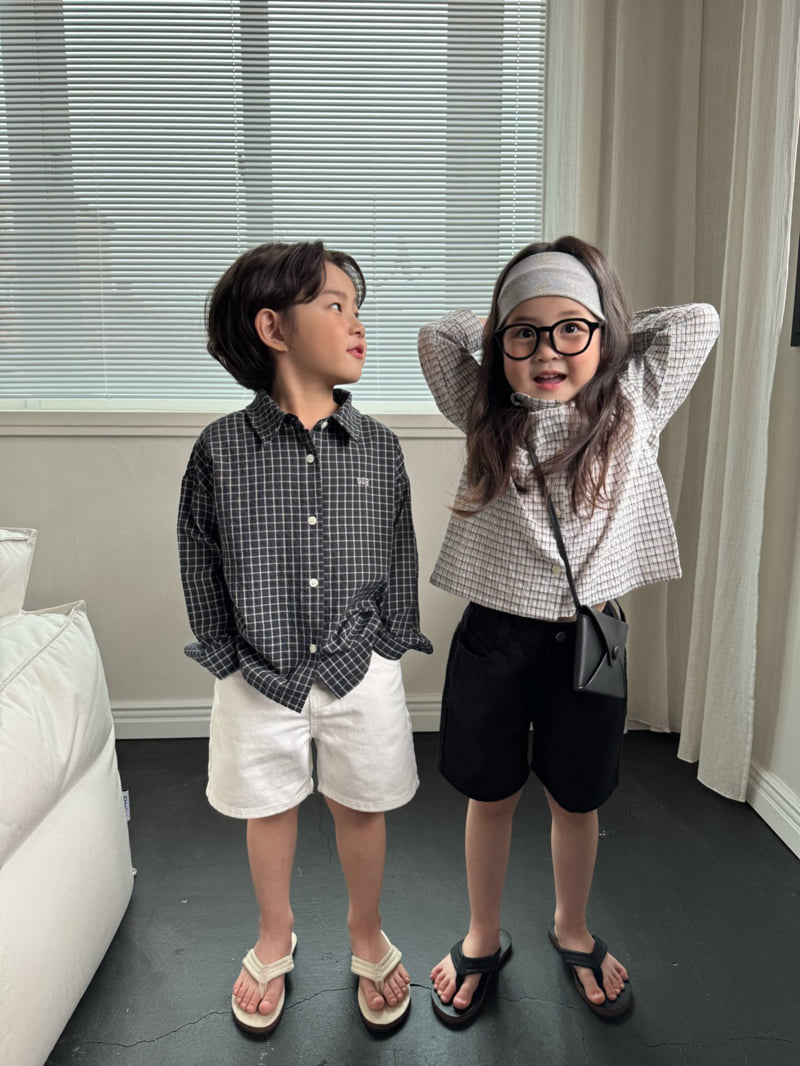 Our - Korean Children Fashion - #discoveringself - Breeze Check Shirt - 8