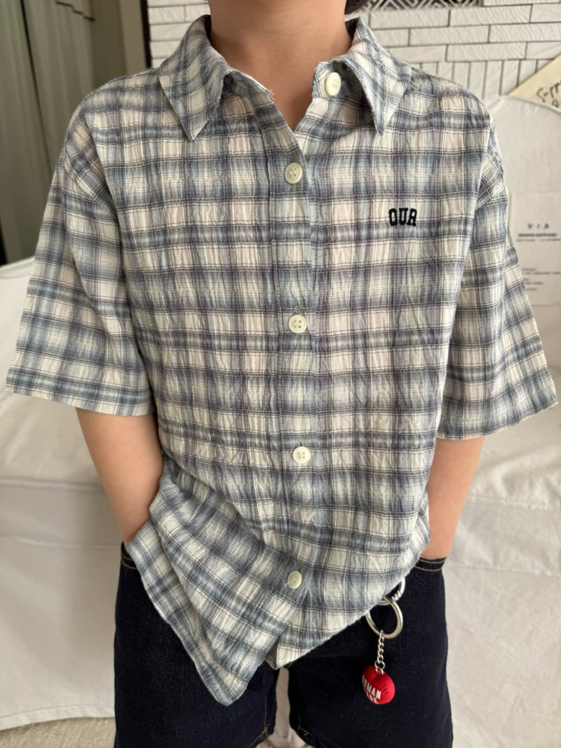 Our - Korean Children Fashion - #fashionkids - Powder Check Shirt - 7