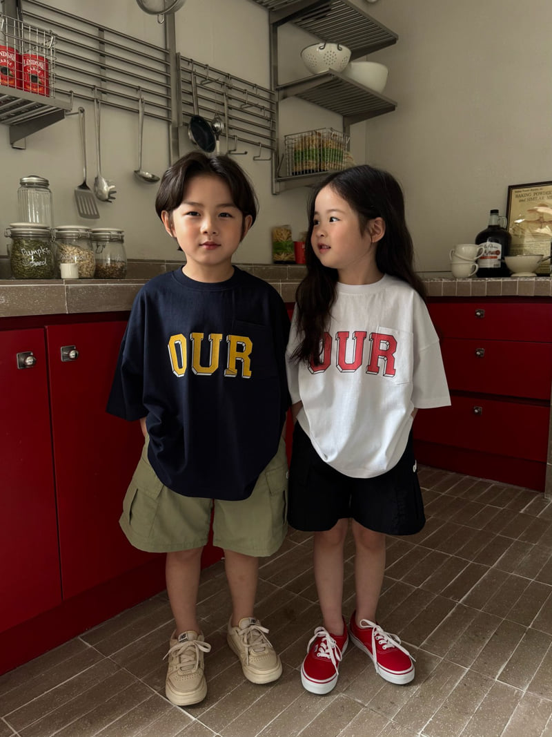 Our - Korean Children Fashion - #fashionkids - Big Logo Pocket Tee - 8