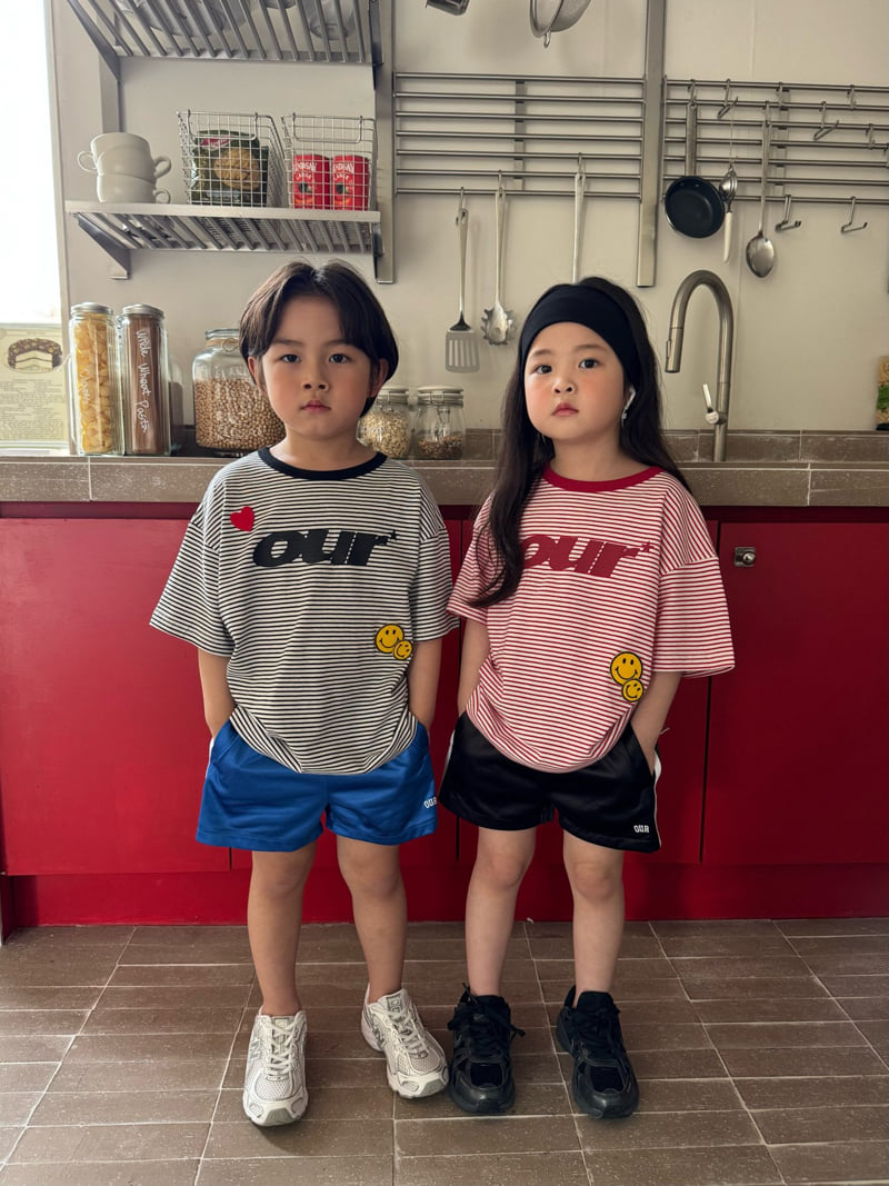 Our - Korean Children Fashion - #kidsstore - Wappen Striped Tee - 10