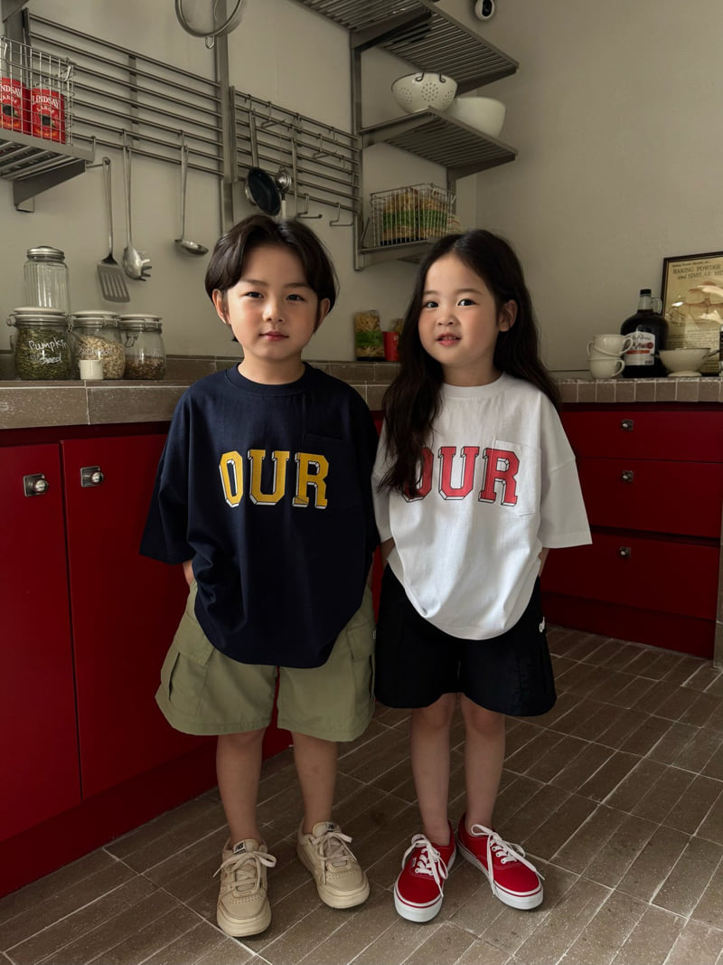 Our - Korean Children Fashion - #kidsstore - Big Logo Pocket Tee - 10