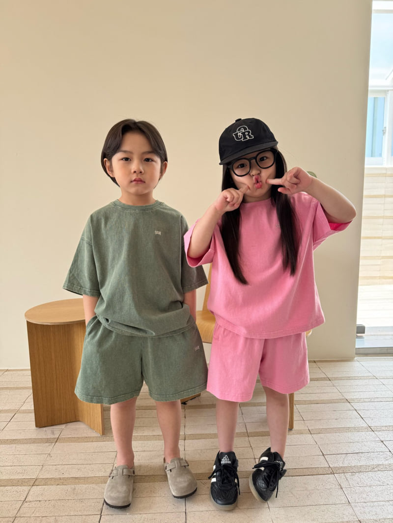 Our - Korean Children Fashion - #kidzfashiontrend - Stone Washed Set - 6