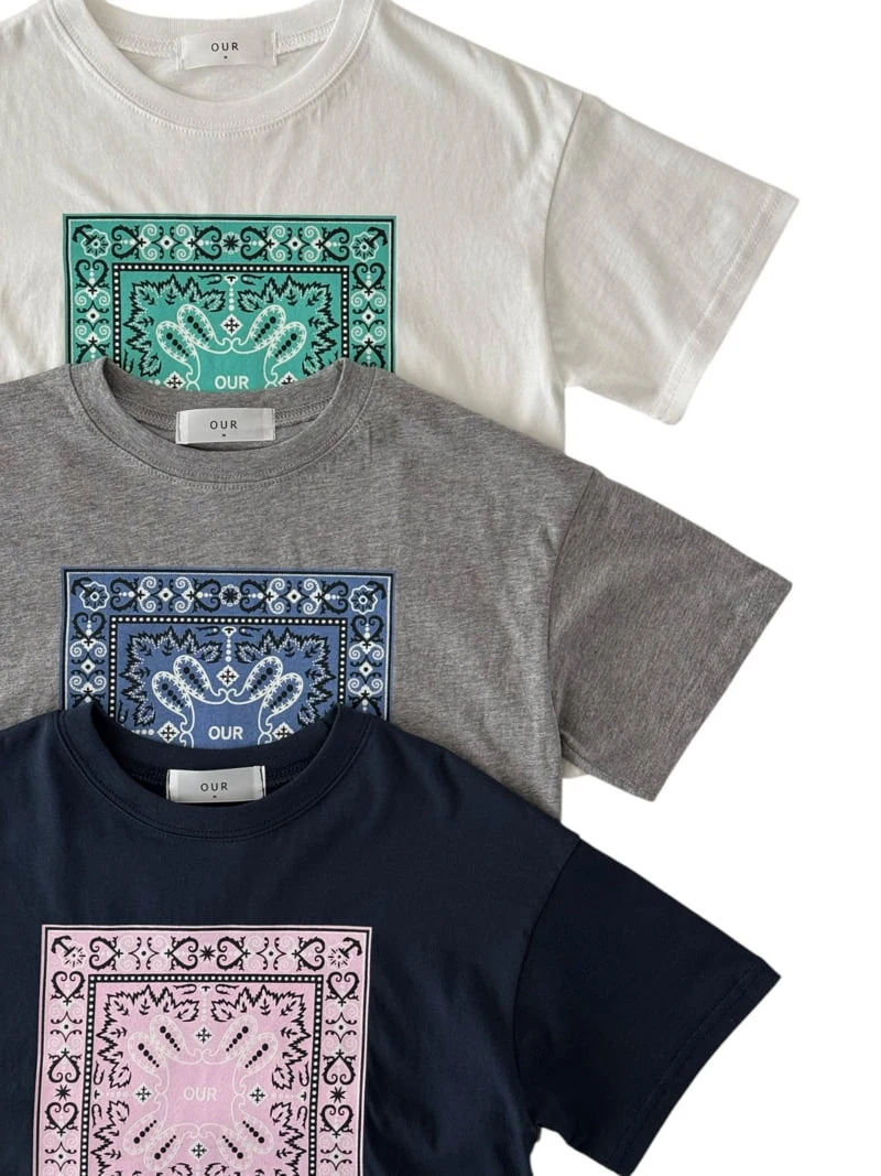 Our - Korean Children Fashion - #magicofchildhood - Paisley Tee - 3