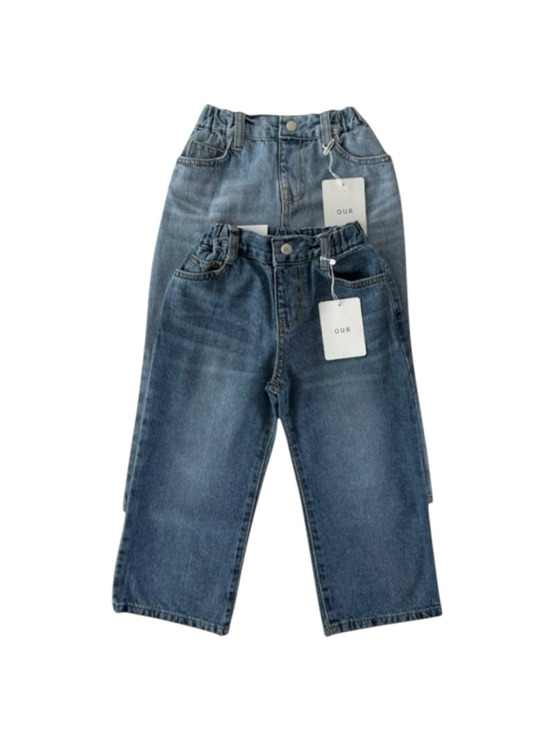 Our - Korean Children Fashion - #magicofchildhood - Crush Wide Denim Pants