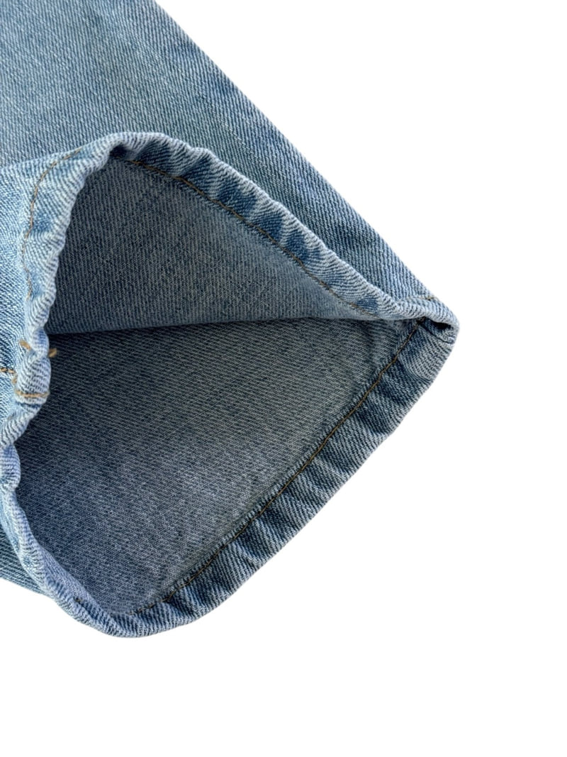 Our - Korean Children Fashion - #prettylittlegirls - Crush Wide Denim Pants - 3