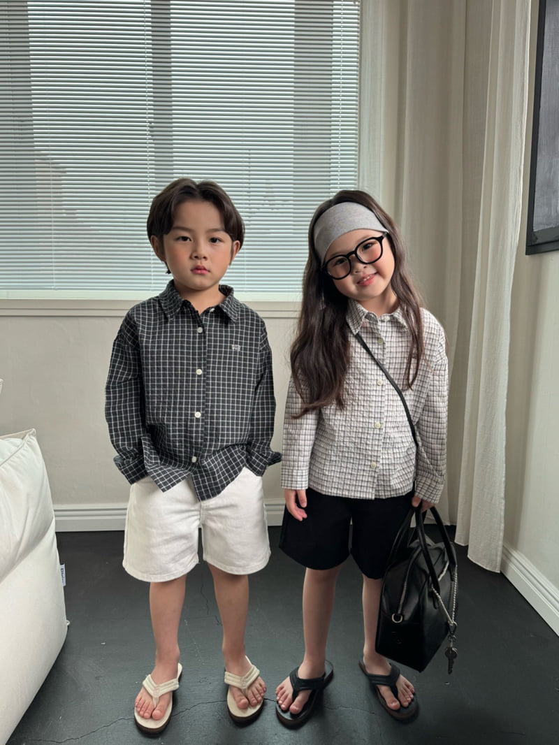 Our - Korean Children Fashion - #toddlerclothing - Breeze Check Shirt - 4