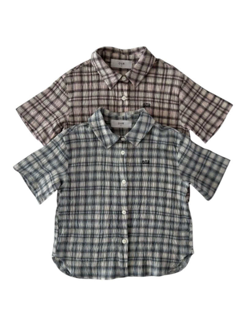 Our - Korean Children Fashion - #toddlerclothing - Powder Check Shirt