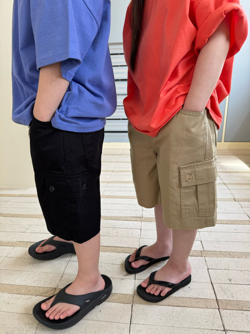 Our - Korean Children Fashion - #toddlerclothing - Bermuda Cargo Pants - 8
