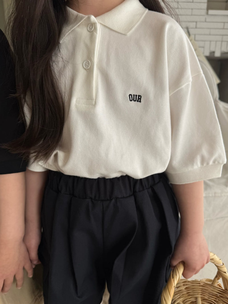 Our - Korean Children Fashion - #toddlerclothing - Cotton PK Tee - 8