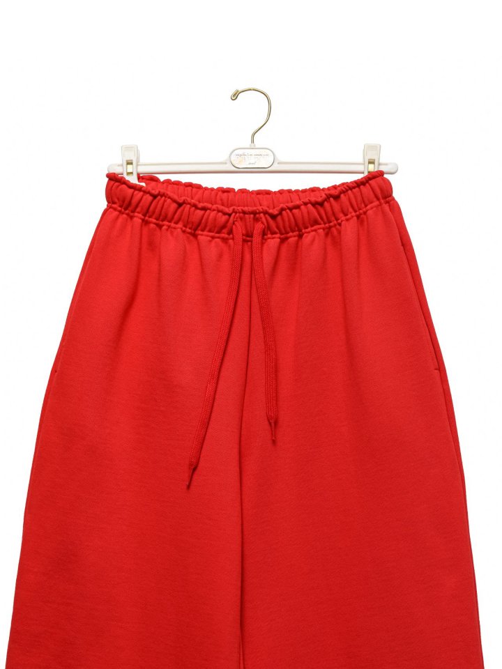 Paper Moon - Korean Women Fashion - #momslook - Maxi Wide Detail Sweat Trousers - 8