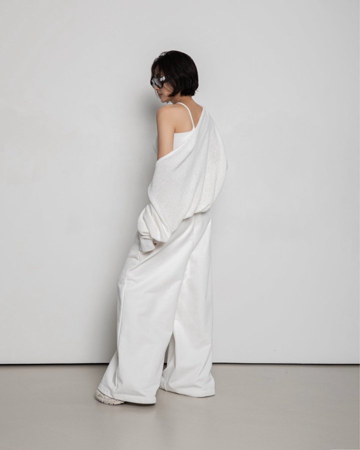 Paper Moon - Korean Women Fashion - #womensfashion - V Line Strap Rib Knit Top - 4
