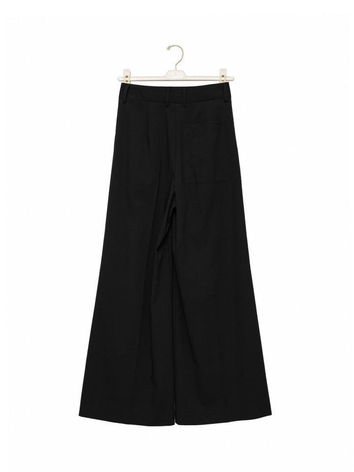 Paper Moon - Korean Women Fashion - #momslook - Tailored One Pintuck Wide Slacks - 11